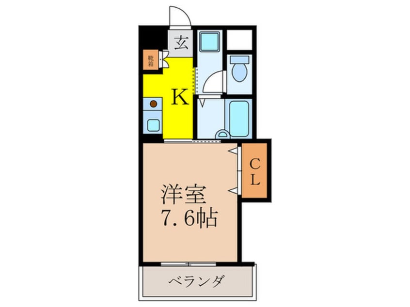 間取図 ラグーン・フライト新大阪