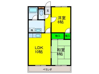 間取図 ヴィラアイリスＡ棟