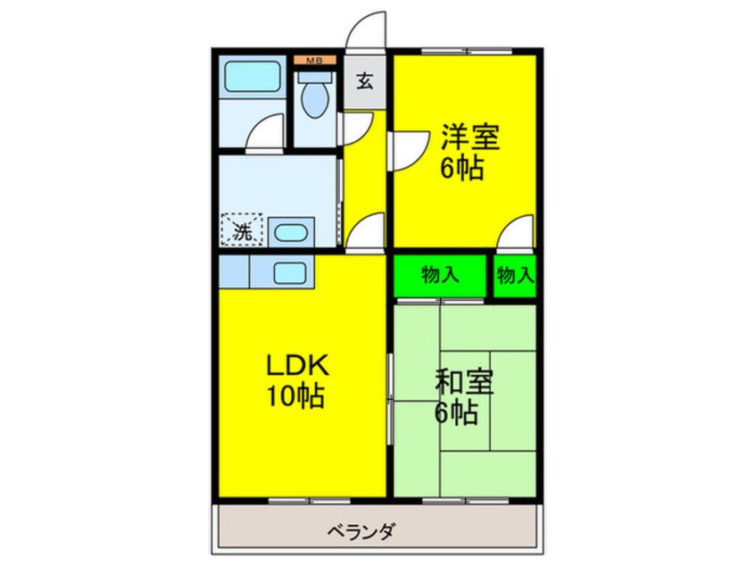 間取図 ヴィラアイリスＡ棟