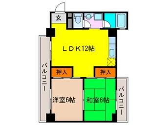 間取図 ヴィラ箕面