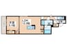D-residence安立 1LDKの間取り
