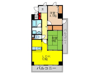 間取図 サン・コーポラス小阪