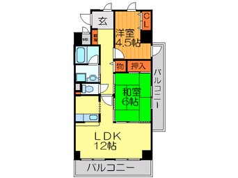 間取図 サン・コーポラス小阪