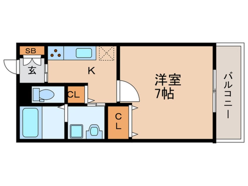 間取図 GRAND CASA TENJINGAWA