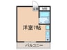 ベル東須磨 1Rの間取り