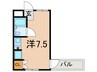 ベル東須磨 1Rの間取り