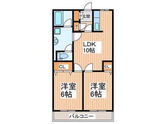 間取図 エクセレントハイム メイキ