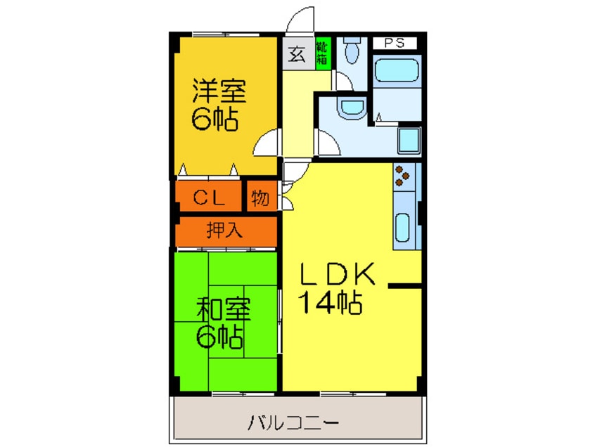 間取図 ルモン高安
