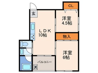 間取図 グランタック東山二条