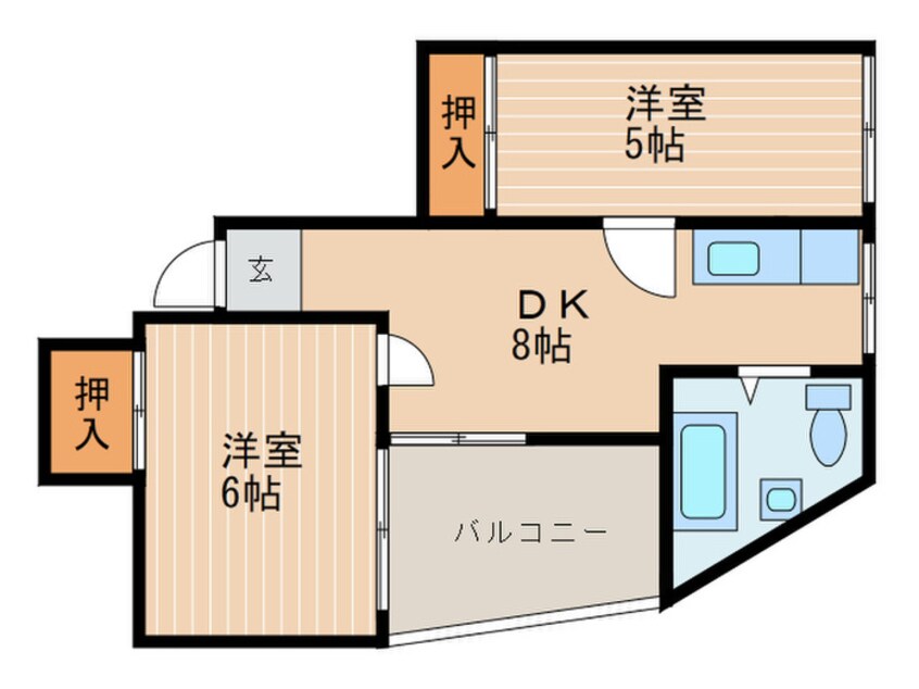 間取図 グランタック東山二条