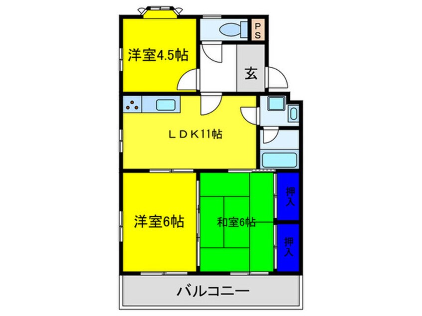 間取図 セントリビエ－ル