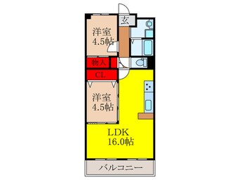 間取図 池田緑ヶ丘サンハイツ（415）