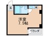 吉恵ハイツ 1Rの間取り