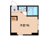 吉恵ハイツ 1Rの間取り