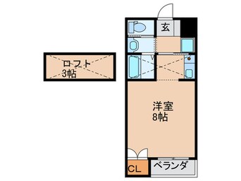 間取図 プルス新北野