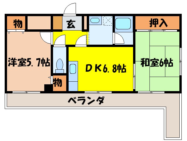 間取り図 グランエクセル高師浜