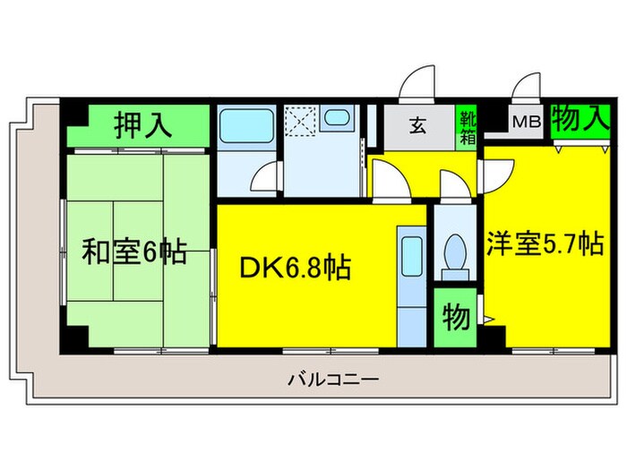 間取り図 グランエクセル高師浜