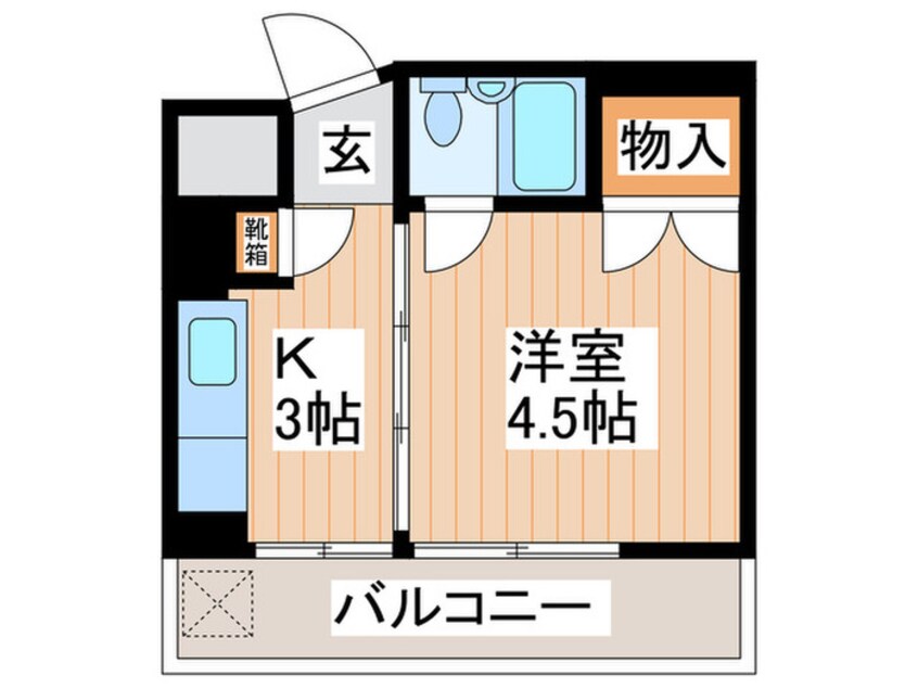 間取図 第三シャトーモリオカ