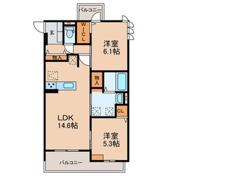 間取図 フィエルテ