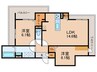 フィエルテ 2LDKの間取り