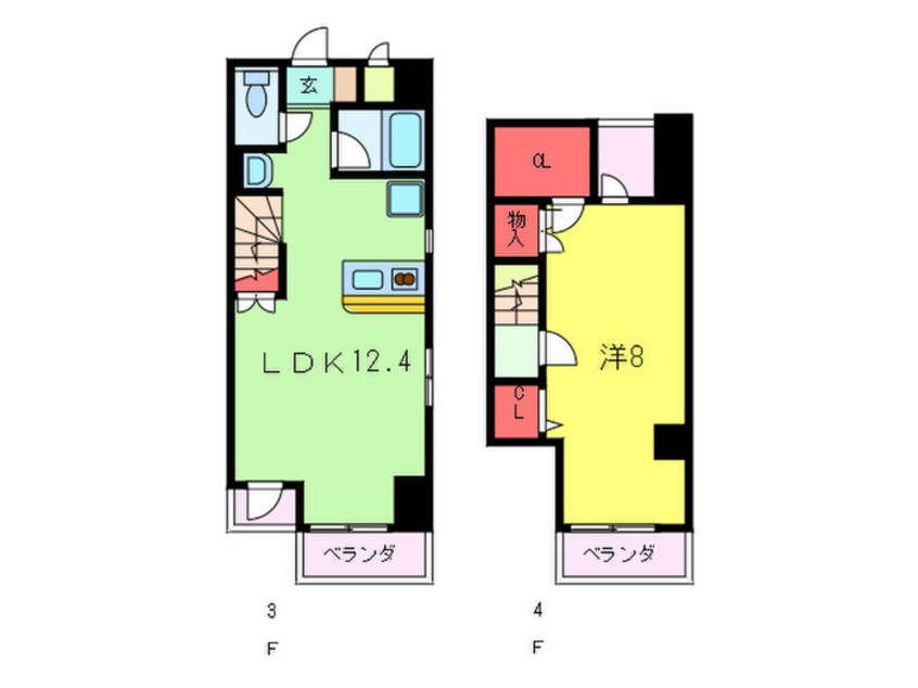 間取図 プティットフォーレ