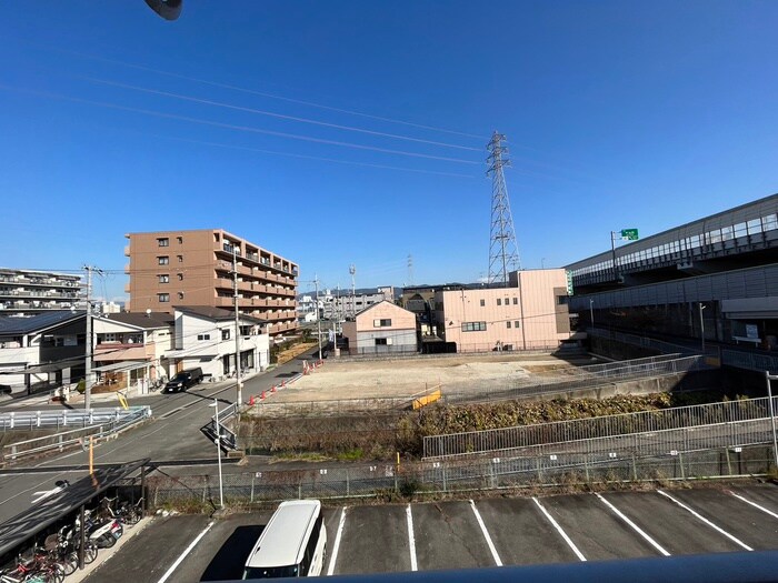 室内からの展望 ｴﾊﾞｰ・ｸﾞﾘｰﾝ宇治弐番館(302)