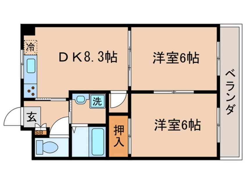 間取図 エクセル新十条