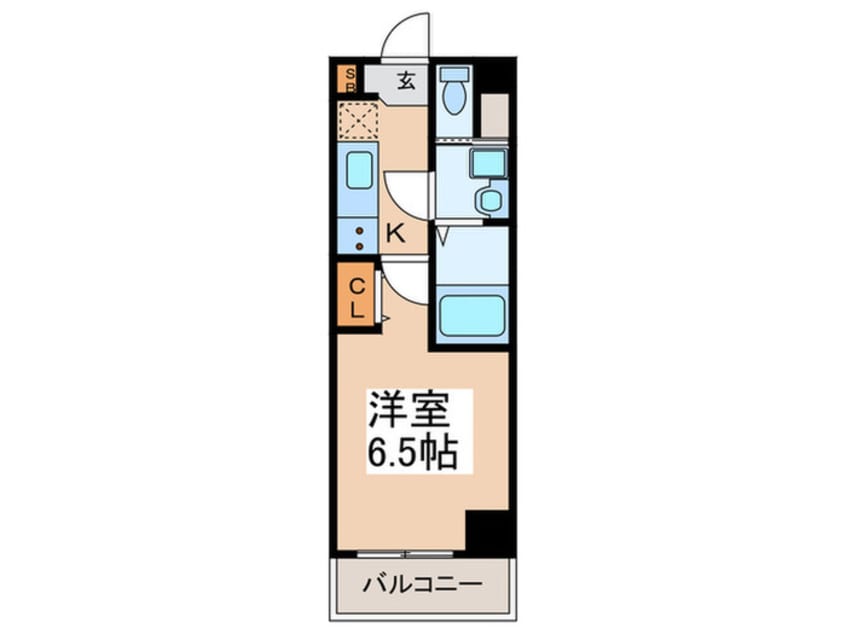 間取図 ドルチェヴィータ難波南
