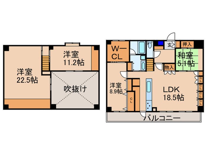 間取り図 プレサ－ジュＡ棟