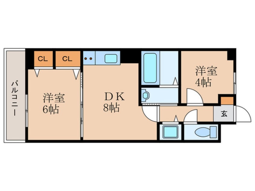 間取図 プラネットハイツＫＯＢＥ