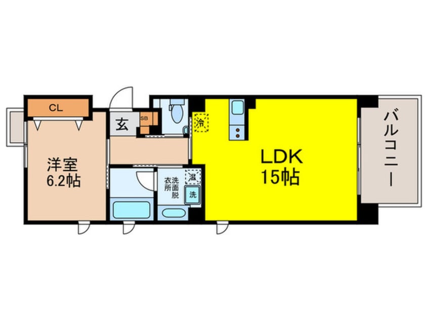 間取図 望園荘ウィル南田辺５丁目