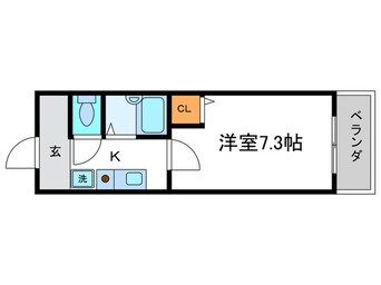 間取図 アンブラッセⅡ