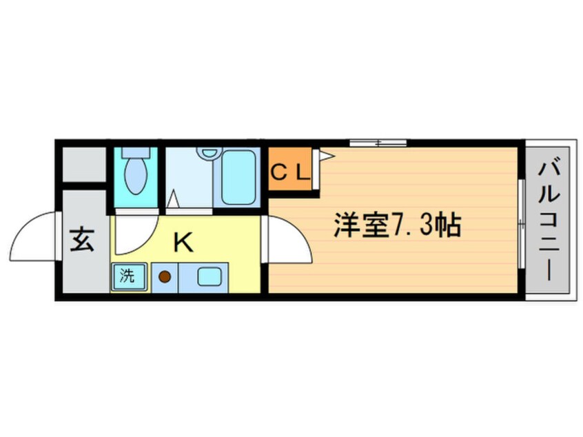 間取図 アンブラッセⅡ