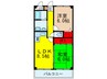ハイツ寺平 2LDKの間取り