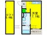 ＯＢＳ堺 1Rの間取り