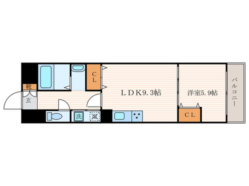間取図 VAIL京都御苑