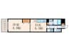 VAIL京都御苑 1DKの間取り