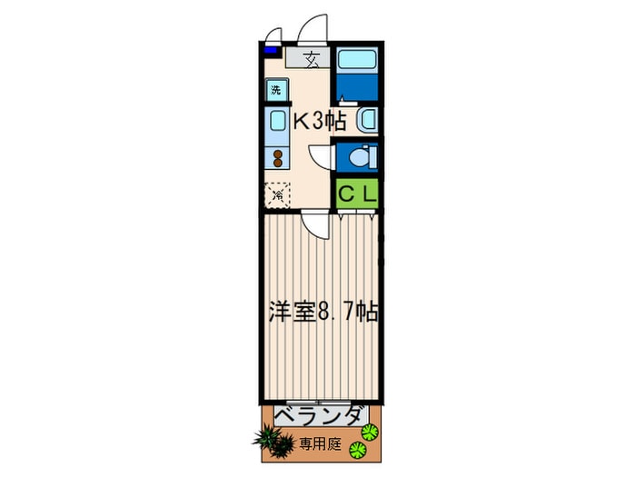 間取り図 ラクロス桃山御陵