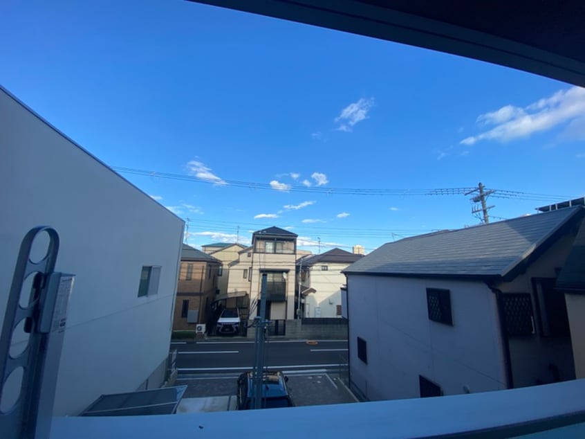 室内からの展望 夙川桜井通り