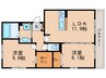 Casa raffine瀬田A 2LDKの間取り