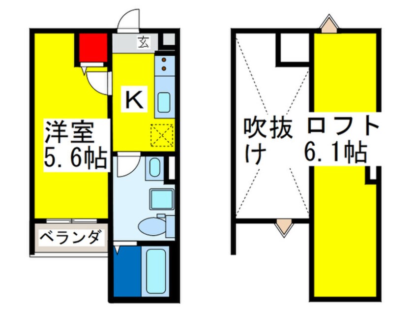 間取図 ASSO二条通