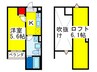 ASSO二条通 1Kの間取り