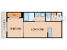 ブライトグランデ大津南志賀 1LDKの間取り
