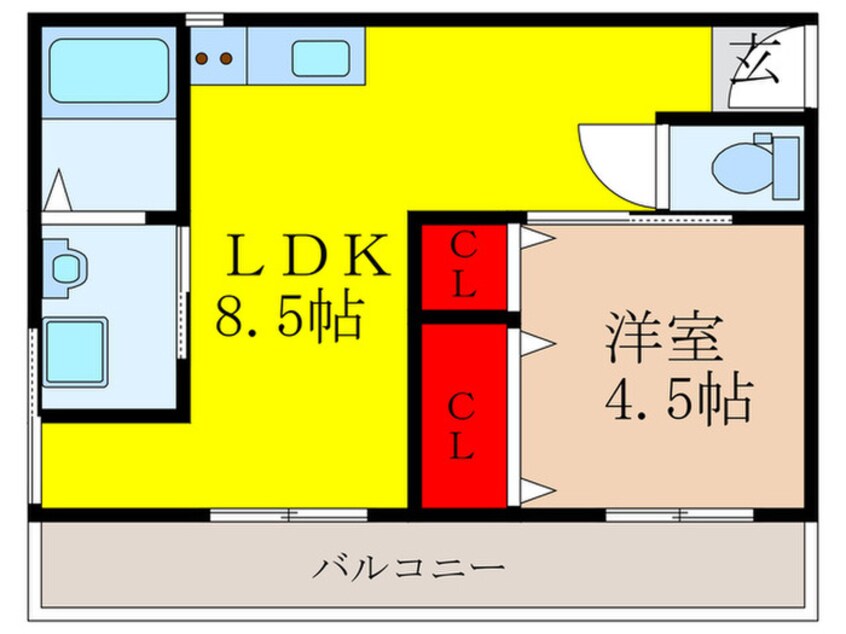 間取図 ｺﾄﾌﾞｷﾊｲﾂ