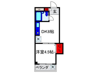 間取図 サンライフ末広