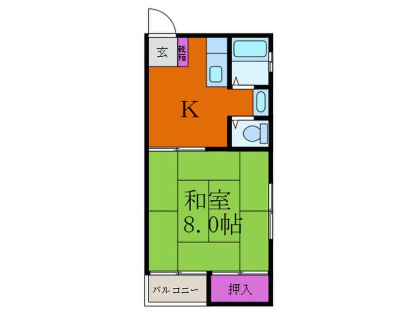 間取図 グラズールサトウ