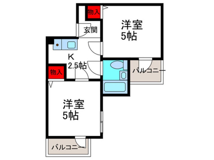 間取図 六龍苑岡町