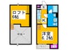 ｅｓｐｏｉｒ百舌鳥 1Kの間取り