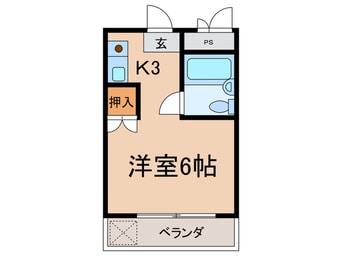 間取図 マンション賀園
