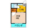 ハイツ大倉の間取図